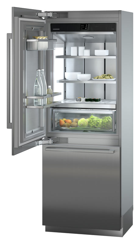 LIEBHERR ECBN 9471 - Integrated Fridge Freezer with BioFresh & NoFrost - Plumbed In Water and Ice Dispensers -  Left Hand Hinge