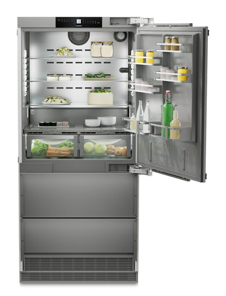 LIEBHERR ECBNe 8870 - Integrated Fridge Freezer with BioFresh and NoFrost - Plumbed In Ice Maker - Right Hand Hinge