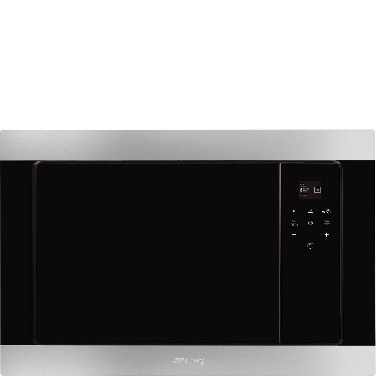SMEG FMI320X2 20 l Built-in Microwave with grill in Stainless steel - Lux Appliances