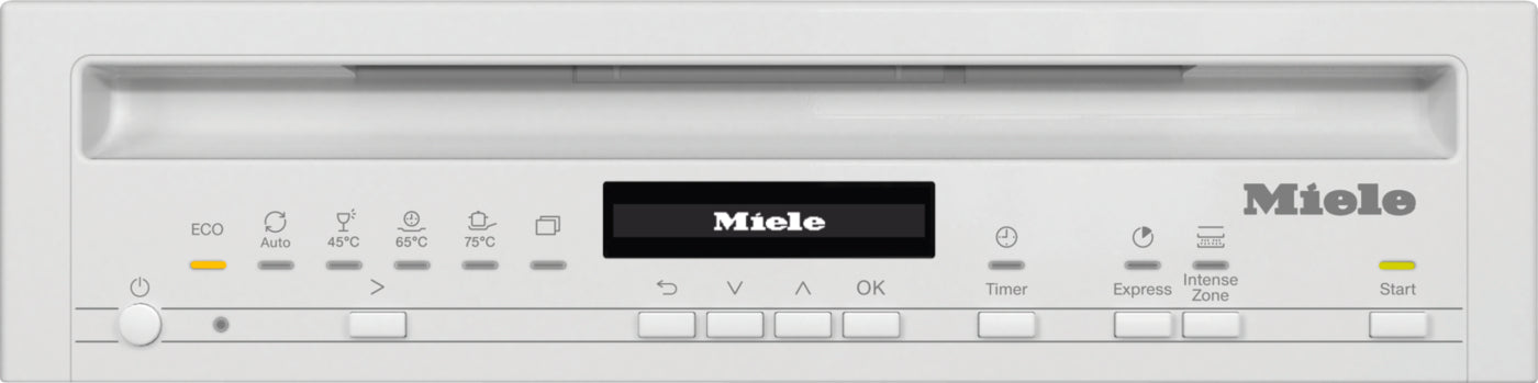 Miele G5740SC 45cm Wide White Freestanding Slimline Dishwasher