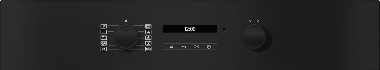 Miele Contourline H2766-1BP  Built-in Pyrolytic Single Oven - Obsidian Black