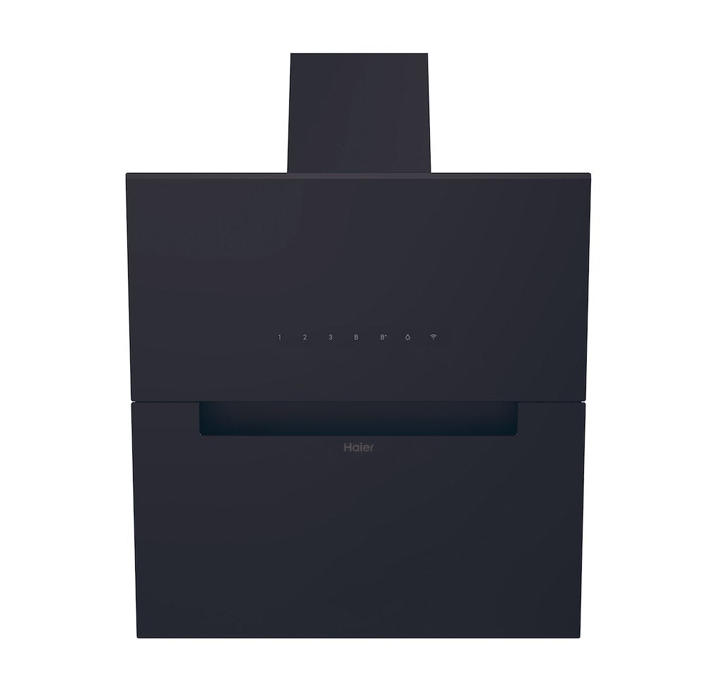 Haier HADG6CBS4BWIFI Wifi Connected 60cm Angled Chimney Cooker Hood - Black