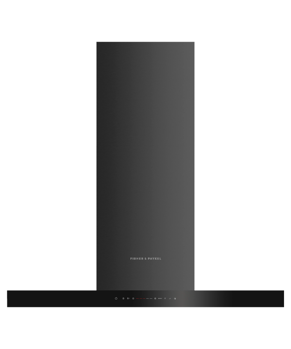Fisher & Paykel HC90BCBB4 90cm Series 7 Box Chimney Wall Cooker Hood - Black