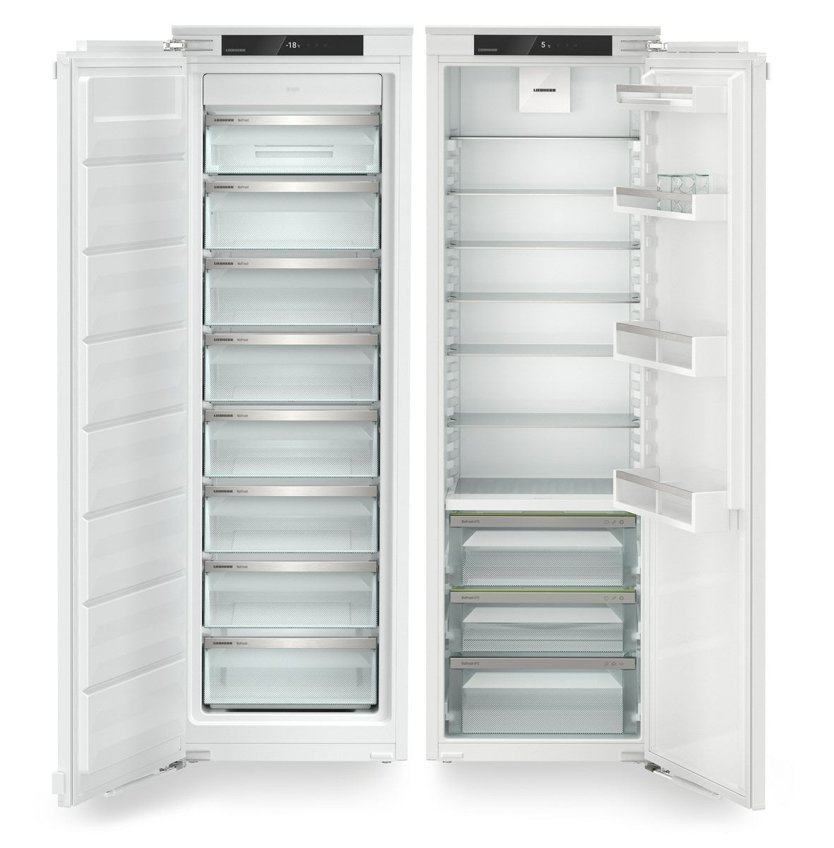 LIEBHERR IXRF5125 Plus - Integrated Side by Side Fridge Freezer with BioFresh and NoFrost