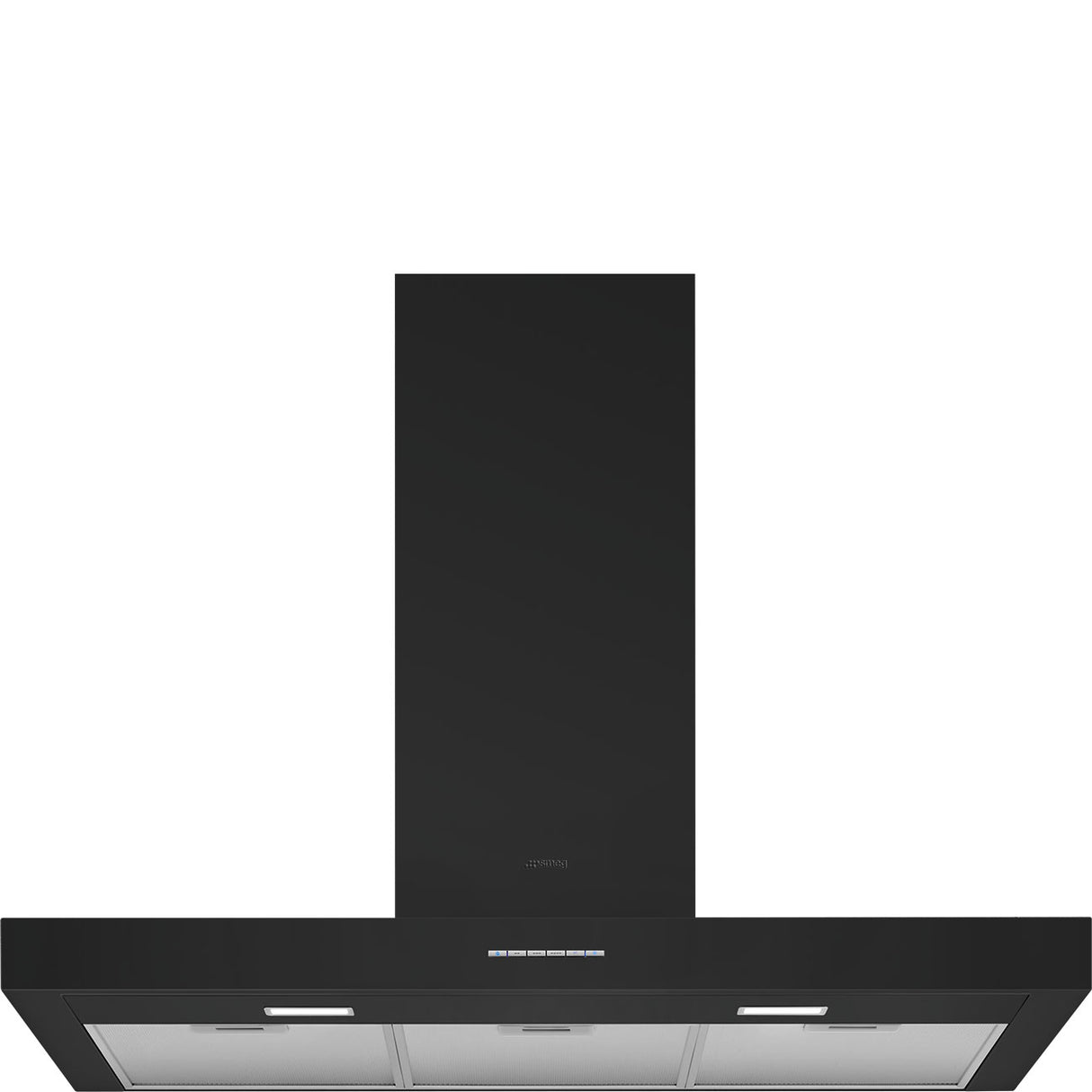 Smeg KBT900NE Universal Chimney Cooker Hood, Matte Black - Lux Appliances