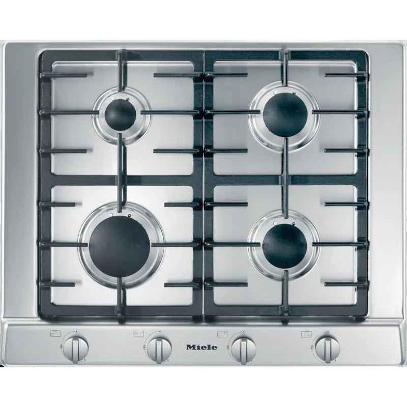 Miele KM2010 65cm Wide Gas Hob - Stainless Steel