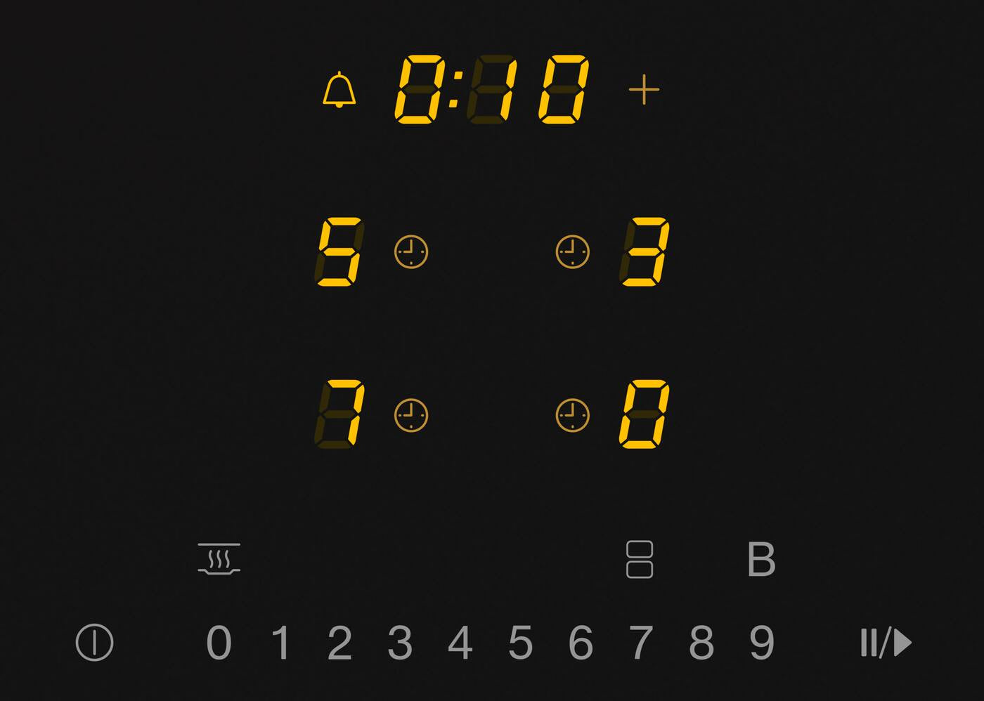 Miele KM7373FL 80cm Wide Induction Hob - Black