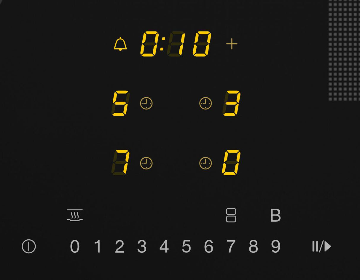 Miele KM7464FR 60cm Wide Induction Hob - Black/Stainless Steel Trim