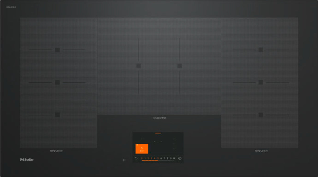 Miele KM7999FL 90cm Wide Induction Hob - Black