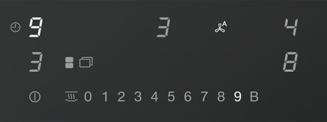 Miele Matt Finish KMDA7876FL-A 80cm Wide Venting Induction Hob – Externally Ducted - Matte Black