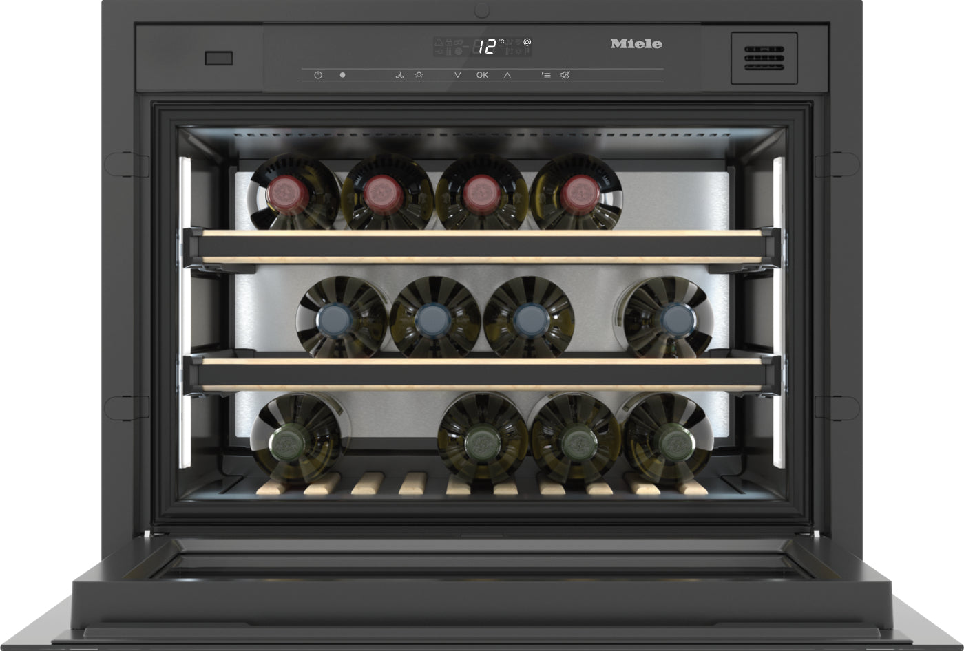 Miele KWT 7112 iG Pearl Beige Built-In Single Zone Wine Cooler