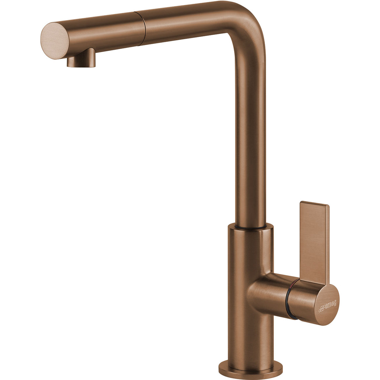 Smeg MD22CUX Single lever Mixer Tap, PVD Brushed Copper Pull-out spray handshower - Lux Appliances
