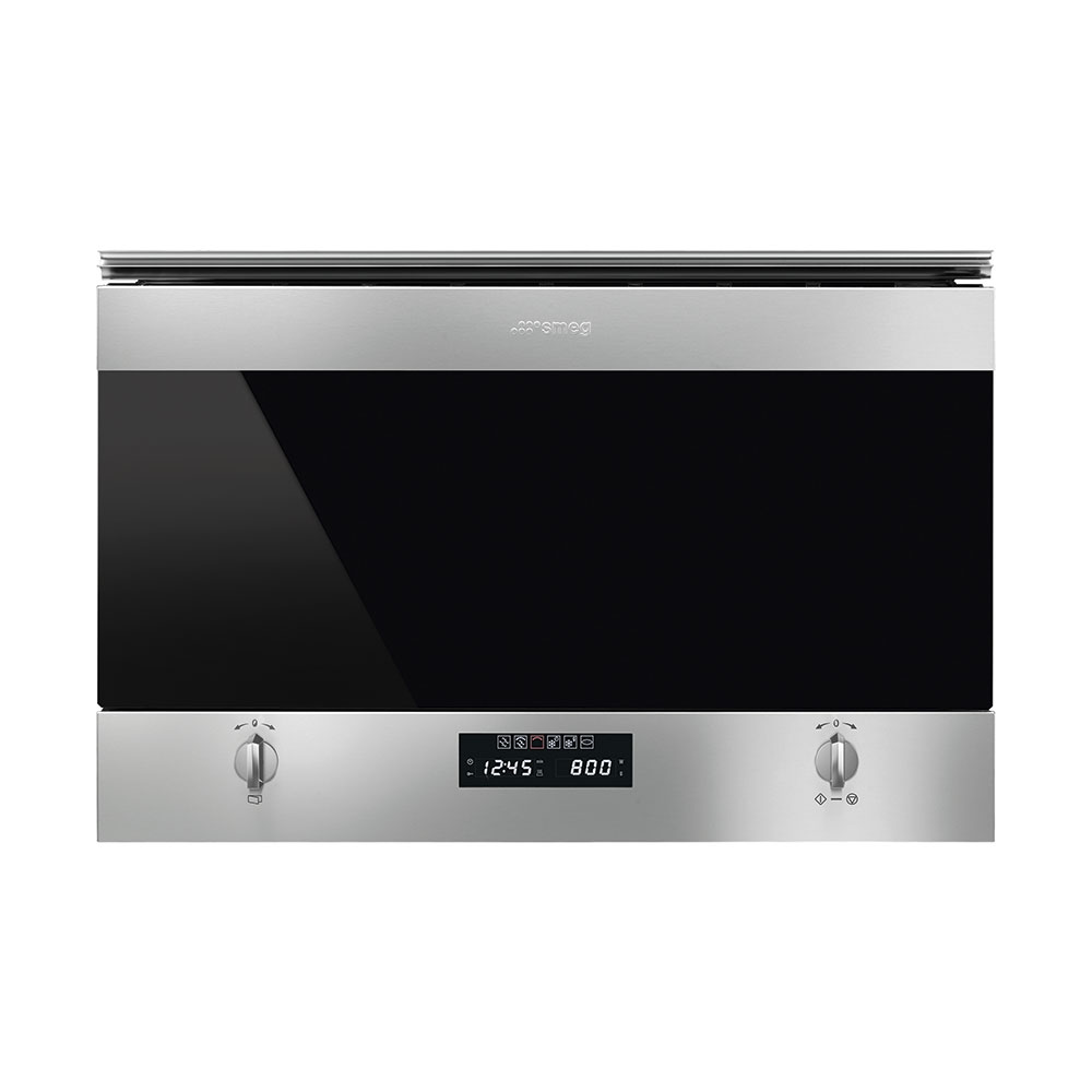 Smeg MP322X1 22 l Built-in Microwave with grill in Stainless steel - Lux Appliances