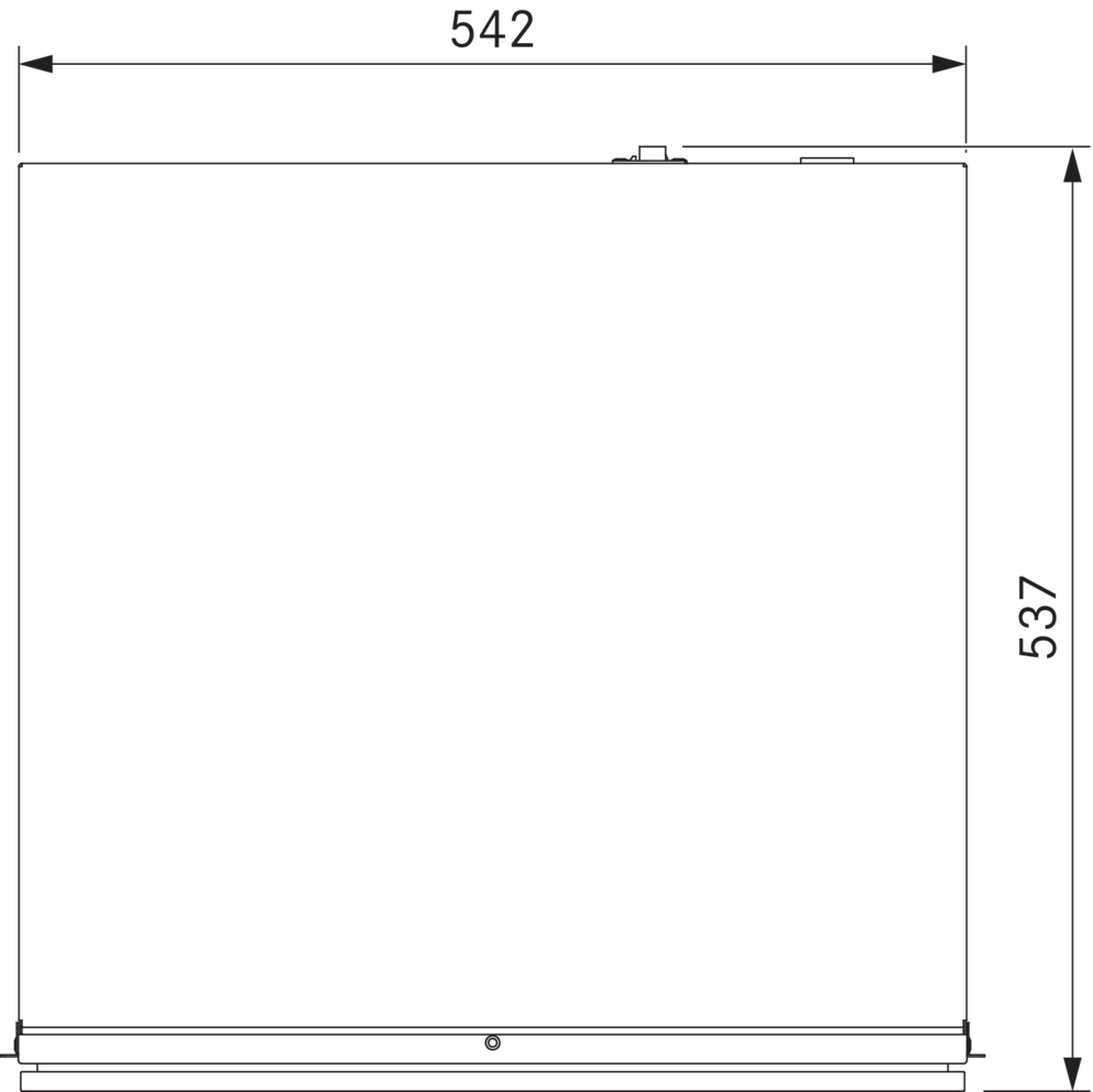 Bora MSS290 29cm High Black Glass Built-in Warming Drawer
