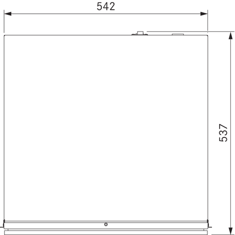 Bora MSS290 29cm High Black Glass Built-in Warming Drawer