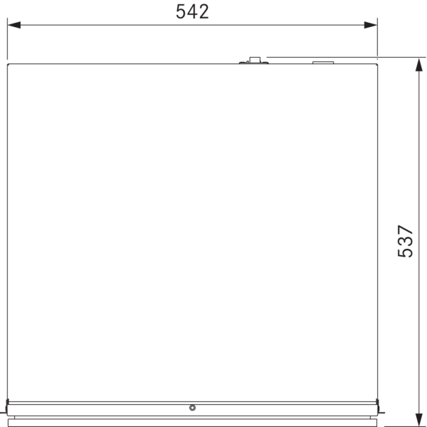 Bora MSS140 14cm High Black Glass Built-in Warming Drawer