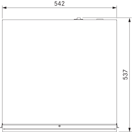 Bora MSS140 14cm High Black Glass Built-in Warming Drawer