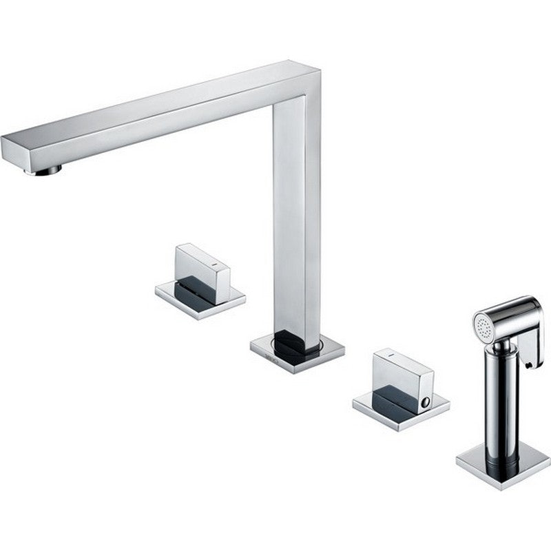 1810 Novanta 4 Hole Design Mixer Tap - NOV/01/CH - Chrome