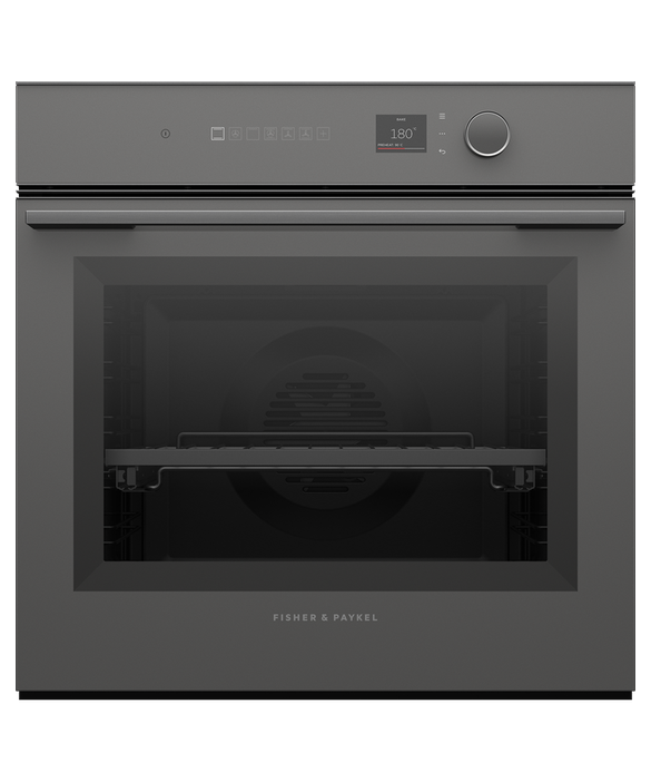 Fisher & Paykel OB60SM16PLG1 60cm Series 7 Minimal Pyrolytic Oven - Grey