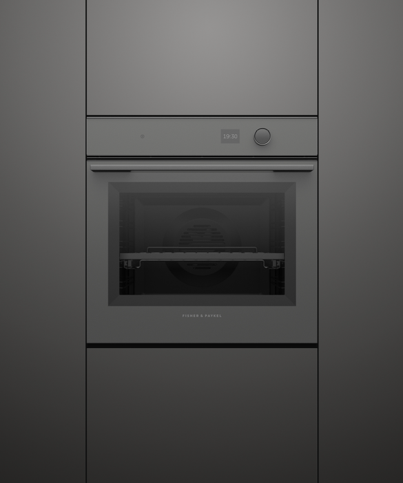 Fisher & Paykel OB60SM16PLB1 60cm Series 7 Minimal Pyrolytic Oven - Black