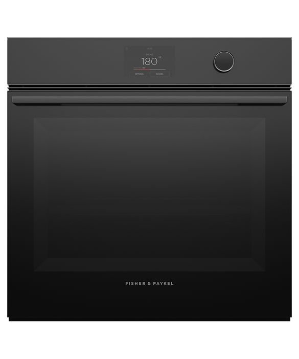 Fisher & Paykel OB60SMPTDB1 60cm Series 9 Minimal Pyrolytic Oven - Black