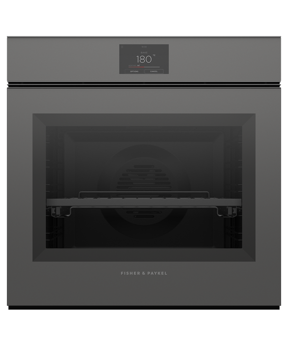 Fisher & Paykel OB60SMPTNG1 60cm Series 9 Minimal Handleless Pyrolytic Oven - Grey
