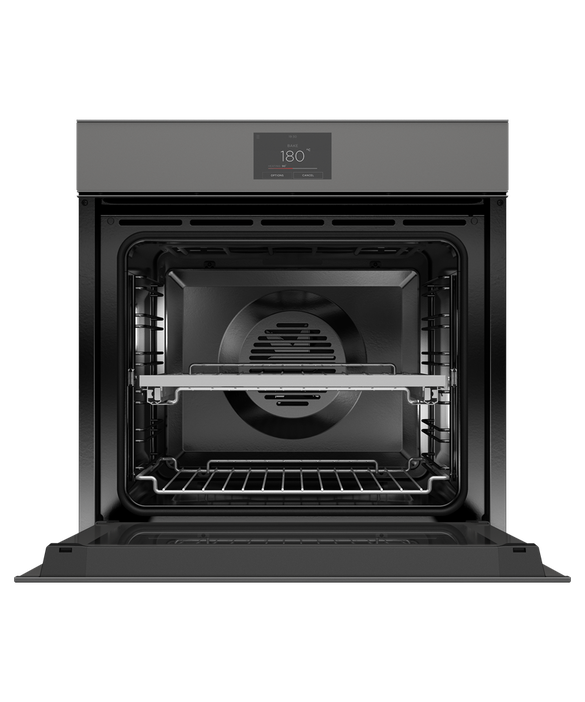 Fisher & Paykel OB60SMPTNG1 60cm Series 9 Minimal Handleless Pyrolytic Oven - Grey