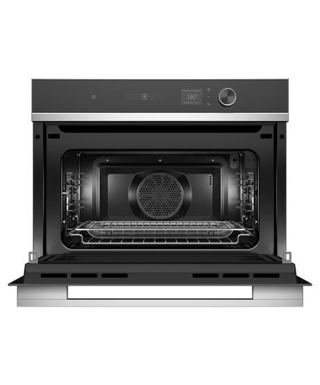 Fisher & Paykel OM60NDLX1 60cm Series 7 Contemporary Compact Combi-Microwave Oven - Stainless Steel