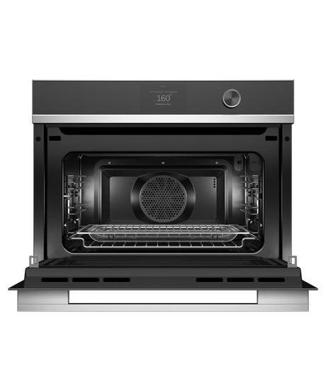 Fisher & Paykel OM60NDTDX1 60cm Series 9 Contemporary Compact Combi-Microwave Oven - Stainless Steel