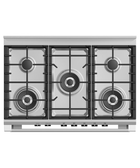 Fisher & Paykel OR90SCG4B1 90cm Series 7 Classic Dual Fuel 5 Burner Freestanding Cooker - Black