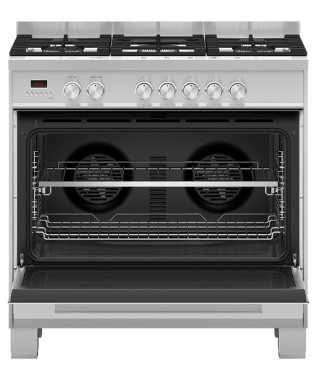 Fisher & Paykel OR90SDG4X1 90cm Series 7 Contemporary Dual Fuel 5 Burner Freestanding Cooker - Stainless Steel