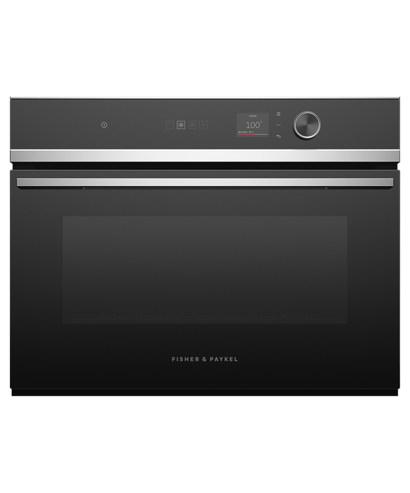 Fisher & Paykel OS60NDLX1 60cm Series 7 Contemporary Compact Combi-Steam Oven - Stainless Steel
