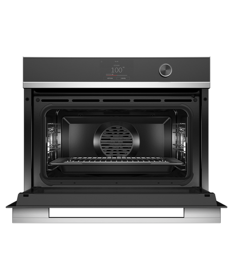 Fisher & Paykel OS60NDTDX1 60cm Series 9 Contemporary Compact Combi-Steam Oven - Stainless Steel