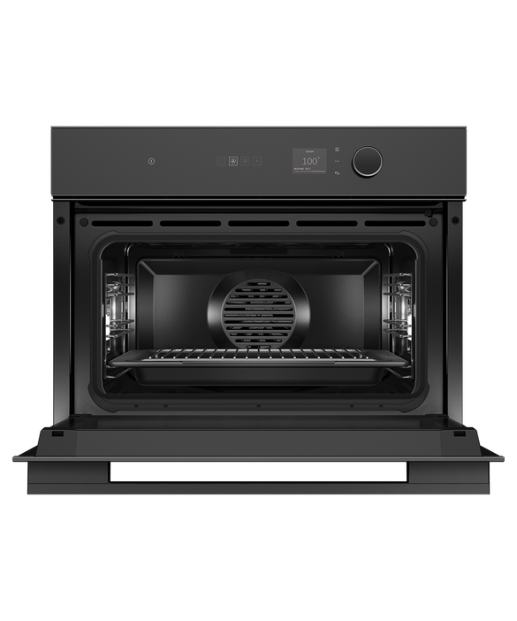 Fisher & Paykel OS60NMLB1 60cm Series 7 Minimal Compact Combi-Steam Oven - Black