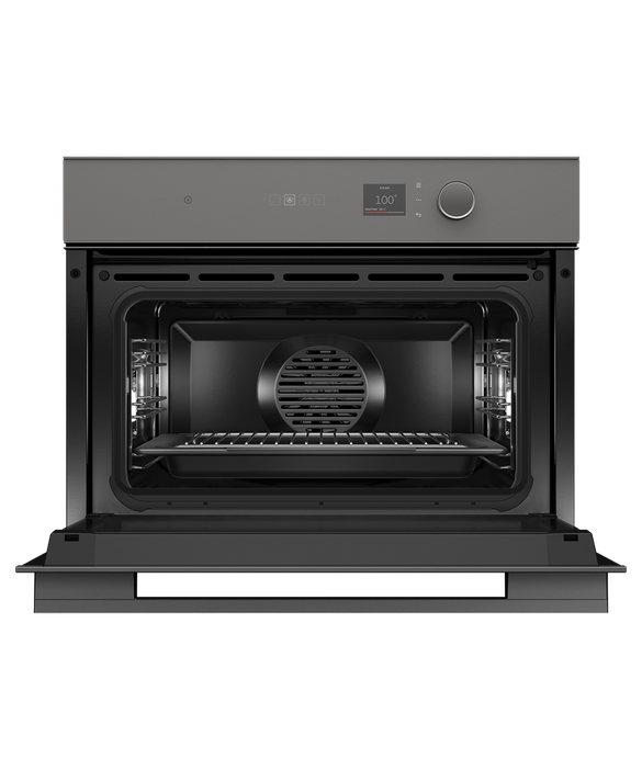 Fisher & Paykel OS60NMLG1 60cm Series 7 Minimal Compact Combi-Steam Oven - Grey