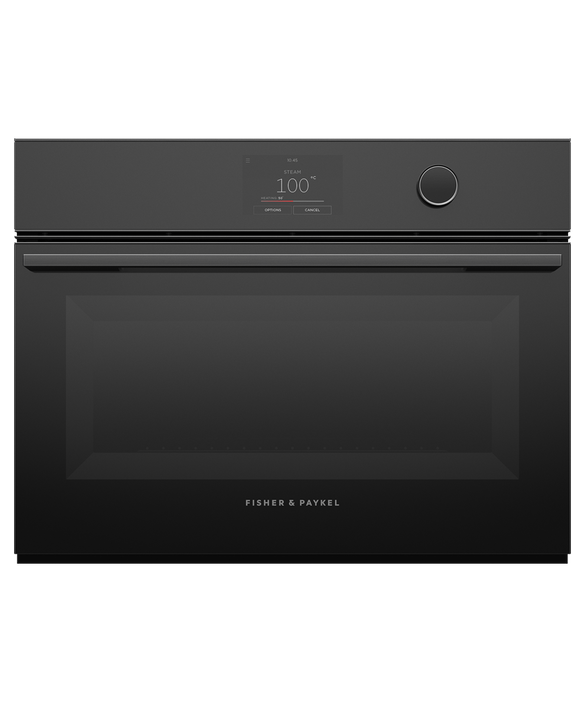 Fisher & Paykel OS60NMTDB1 60cm Series 9 Minimal Compact Combi-Steam Oven - Black