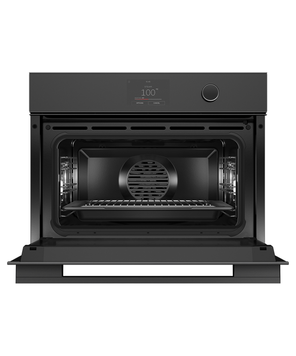 Fisher & Paykel OS60NMTDB1 60cm Series 9 Minimal Compact Combi-Steam Oven - Black