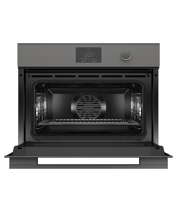 Fisher & Paykel OS60NMTDG1 60cm Series 9 Minimal Compact Combi-Steam Oven - Grey