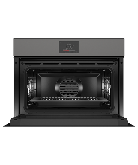 Fisher & Paykel OS60NMTNG1 60cm Series 9 Minimal Handleless Compact Combi-Steam Oven - Grey