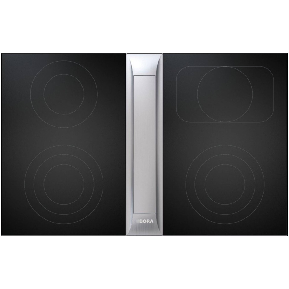 BORA PKAS3HL Stainless Steel & Black Cooktop Set