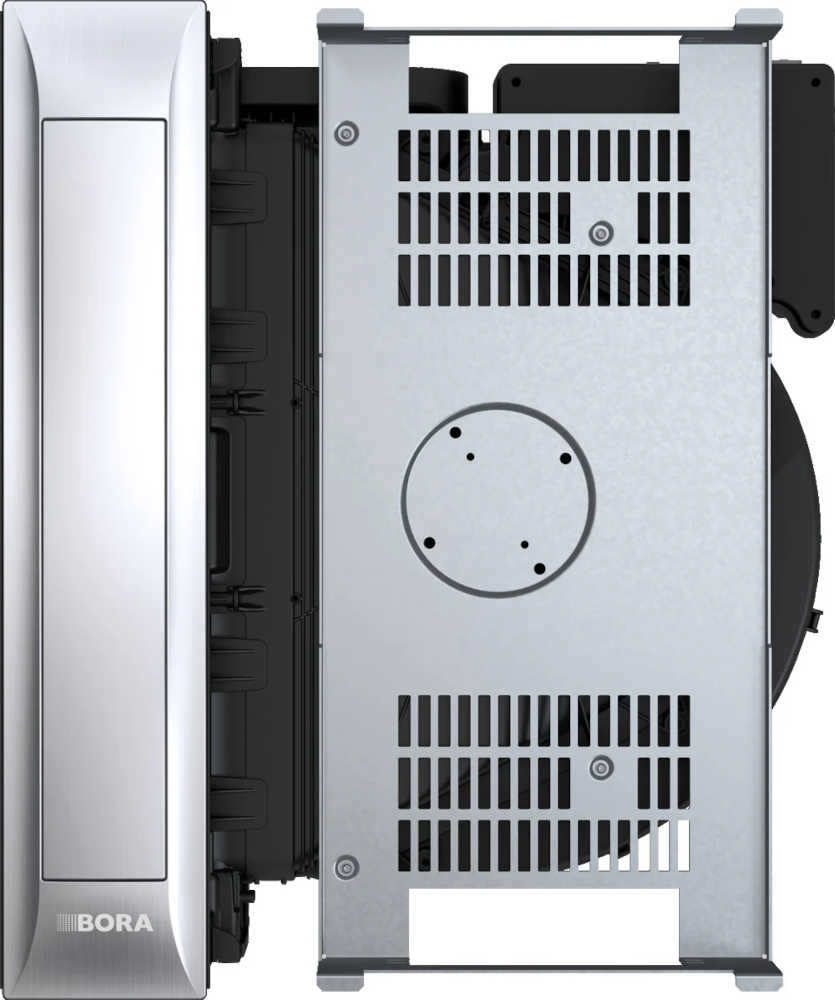 BORA PKAS3HL Stainless Steel & Black Cooktop Set