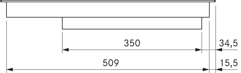 Bora Pro PKC3 40cm HiLight Professional Ceramic cooktop - Domino Hob