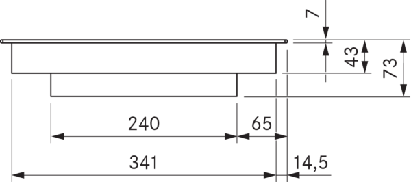 Bora Pro PKC3 40cm HiLight Professional Ceramic cooktop - Domino Hob