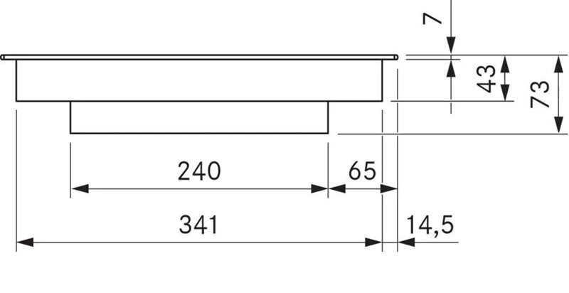 Bora PKC3AB Pro HiLight 40cm Ceramic Cooktop - All Black