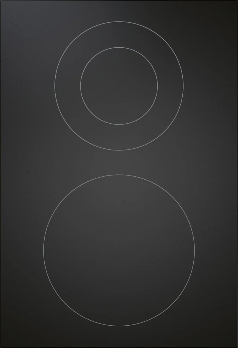 Bora PKCH3AB 40cm Pro Hyper Ceramic Cooktop 1-ring - 2-ring - All Black