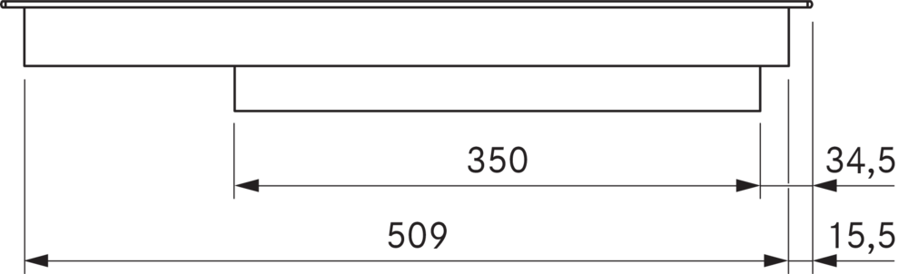 Bora PKI3 40cm Pro induction cooktop - Black