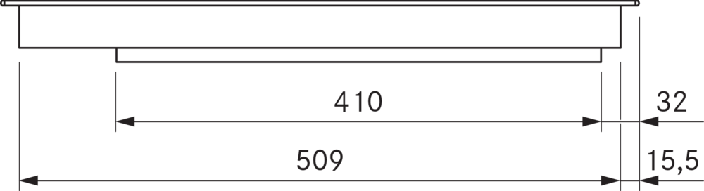 Bora PKI3 40cm Pro induction cooktop - Black