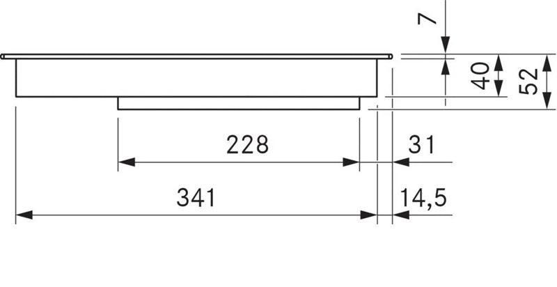 Bora PKI3AB 40cm Pro Induction Cooktop - All Black