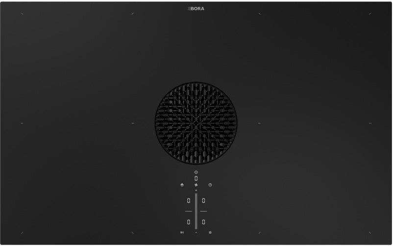 BORA PUXU2R X Pure 80cm Wide Black Venting Induction Hob – Recirculating