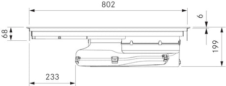 BORA PUXU2R X Pure 80cm Wide Black Venting Induction Hob – Recirculating